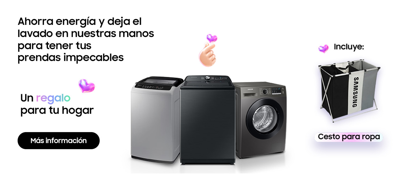 Lavadora Samsung con regalo