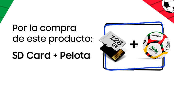 Por la compra de este producto: SD Card + Pelota