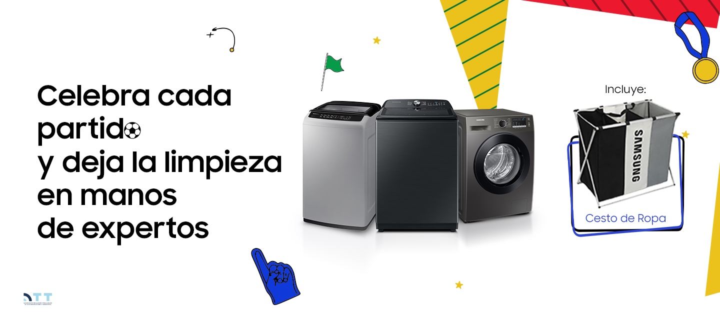 Lavadora Samsung con regalo