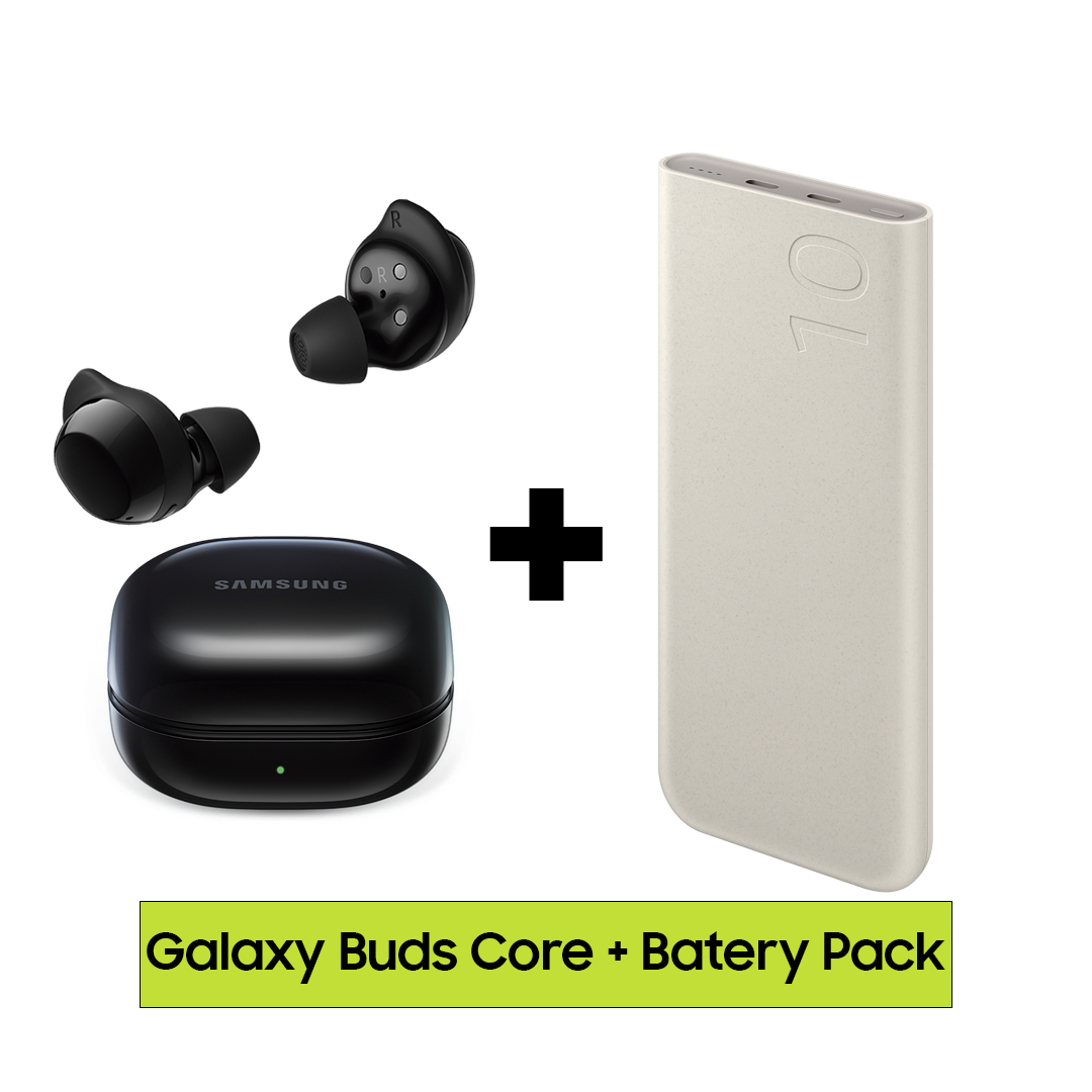 Galaxy Buds Core + Battery Pack