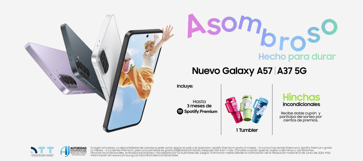 Asombroso Hecho para durar - Nuevo Galaxy A57 y A37
