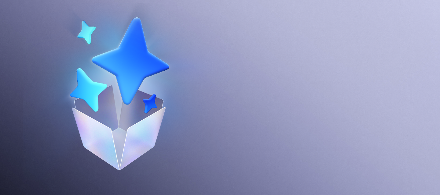 Zoom en primer plano de cuatro esquinas de dispositivos de Galaxy S Series agrupados. Se ven de atrás y la luz brilla a través de los huecos, dando la forma de estrella de Galaxy AI. Galaxy AI.